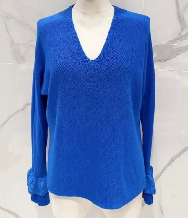 Pull viscose LOU bleu