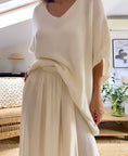 Load image into Gallery viewer, LULA taupe silk skirt
