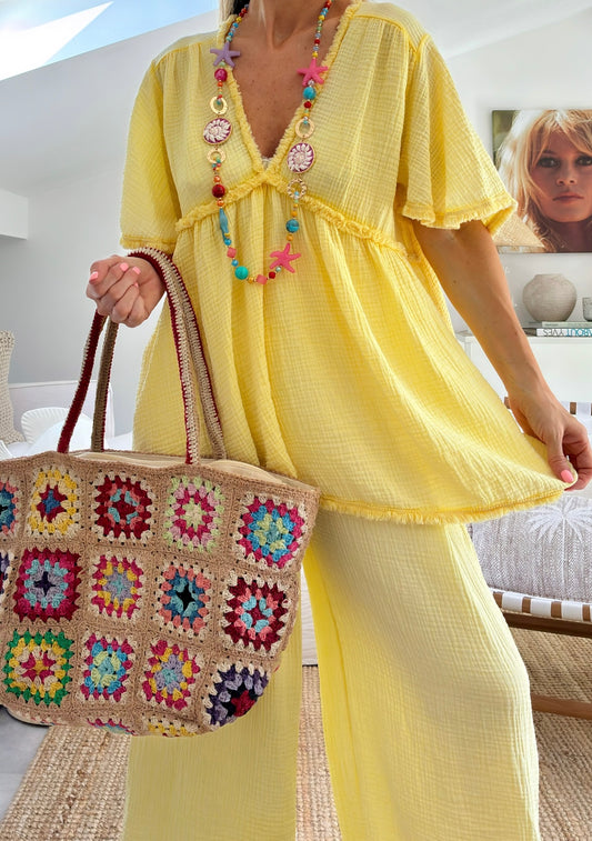 Blouse gaze de coton LAURA