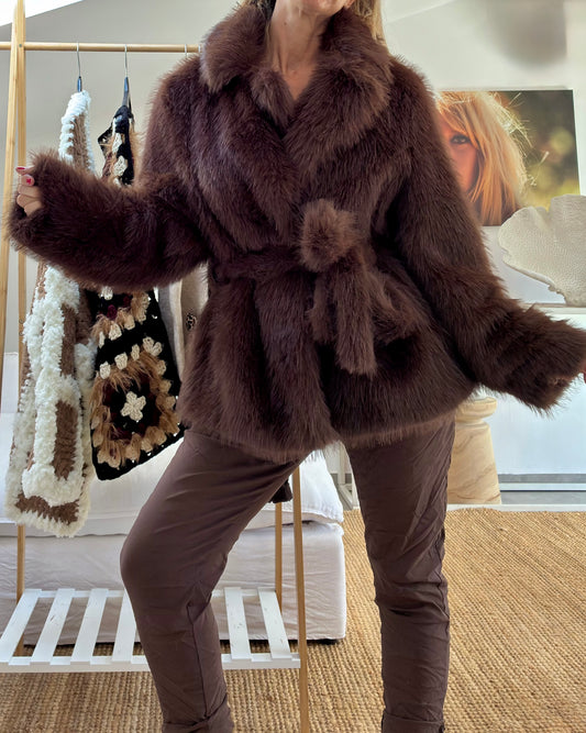 Veste fourrure vison CLOTILDE