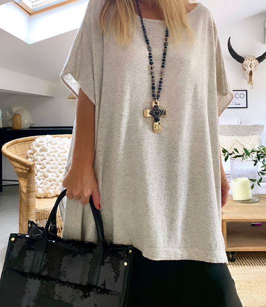 Pull oversize avec cachemire KIM