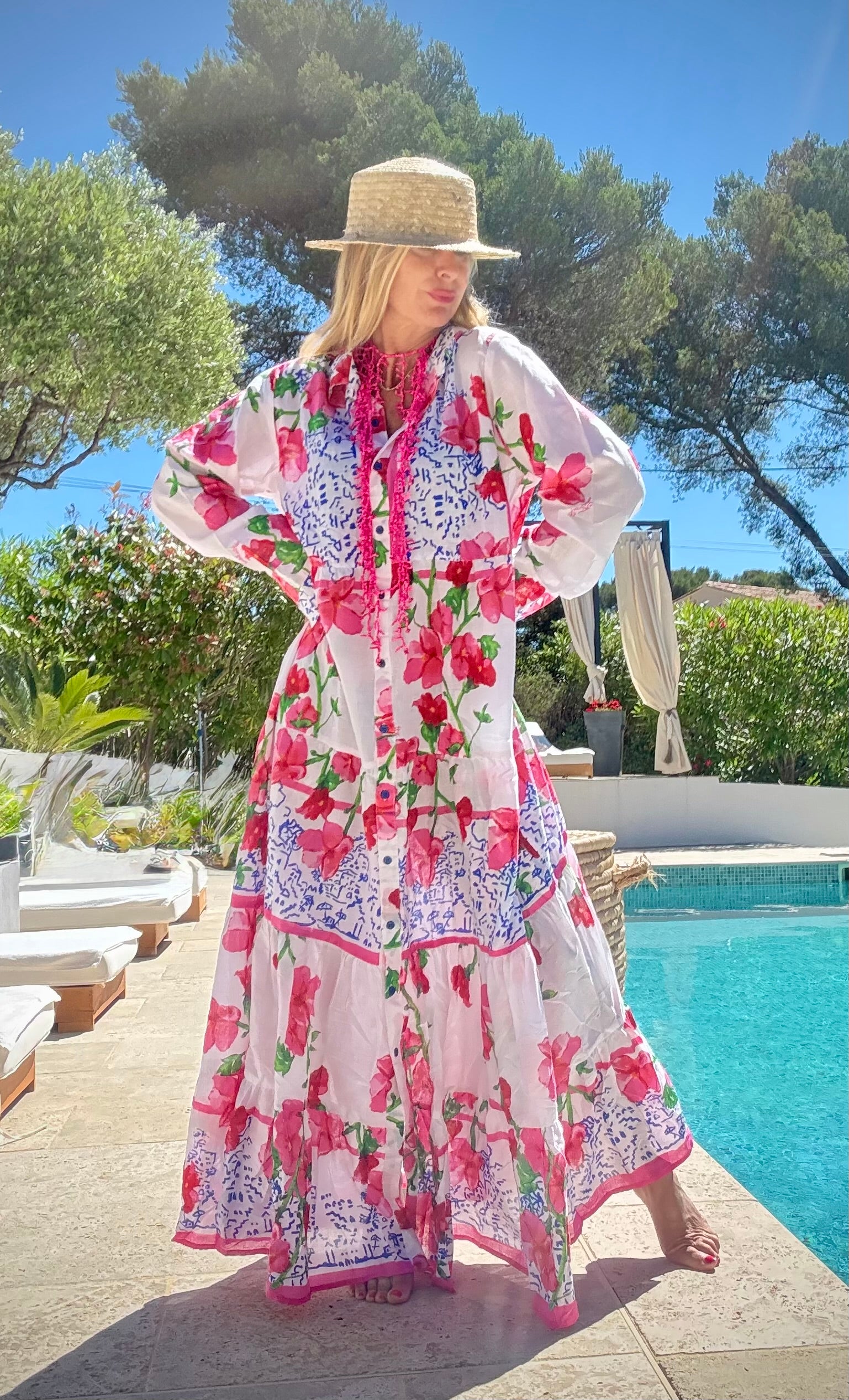 Robe longue floral GIGI