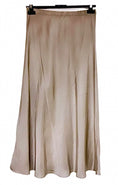 Load image into Gallery viewer, MILA taupe silk skirt
