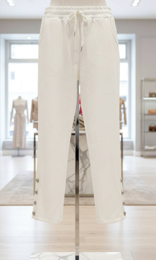 Pantalon coeurs strass ARIELLE