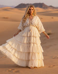 Load image into Gallery viewer, Robe Longue Bohème LORELEI — Volants & Dentelle Gypsy
