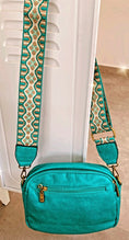 Load image into Gallery viewer, PALMA turquoise shoulder bag
