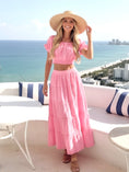 Cargar la imagen en la vista de la galería, Jupe BARBARA – Jupon Bohème Rose Brodé
