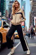 Cargar la imagen en la vista de la galería, Veste Zippée jogg Beige LENOX — Col Montant
