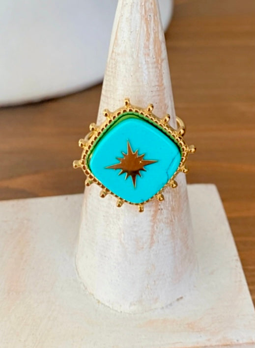 SIDNEY turquoise ring