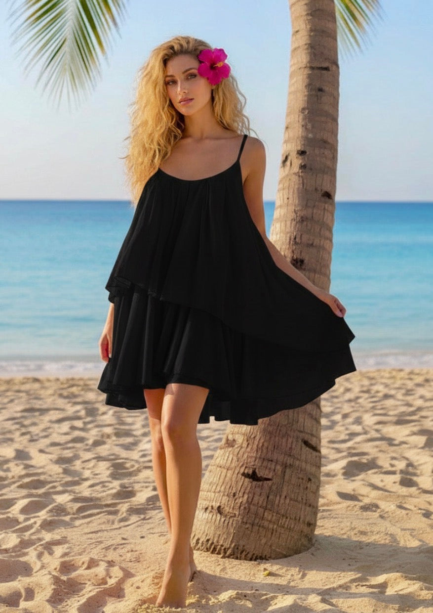 Robe à Volants en Coton RÊVA — Bohème Chic