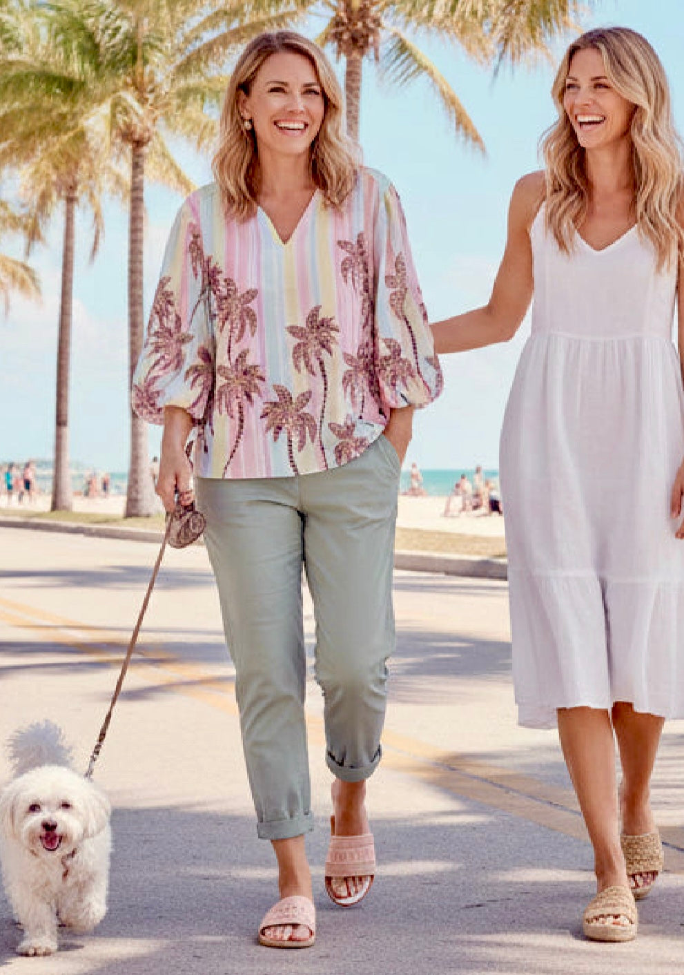 Blouse palmiers CARAÏBES