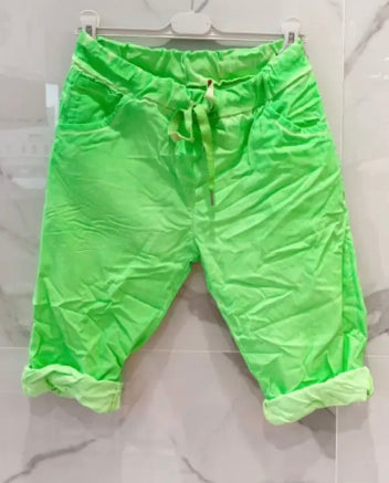 Bermuda CLARA vert fluo