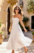 Load image into Gallery viewer, Robe bustier lin CLARA
