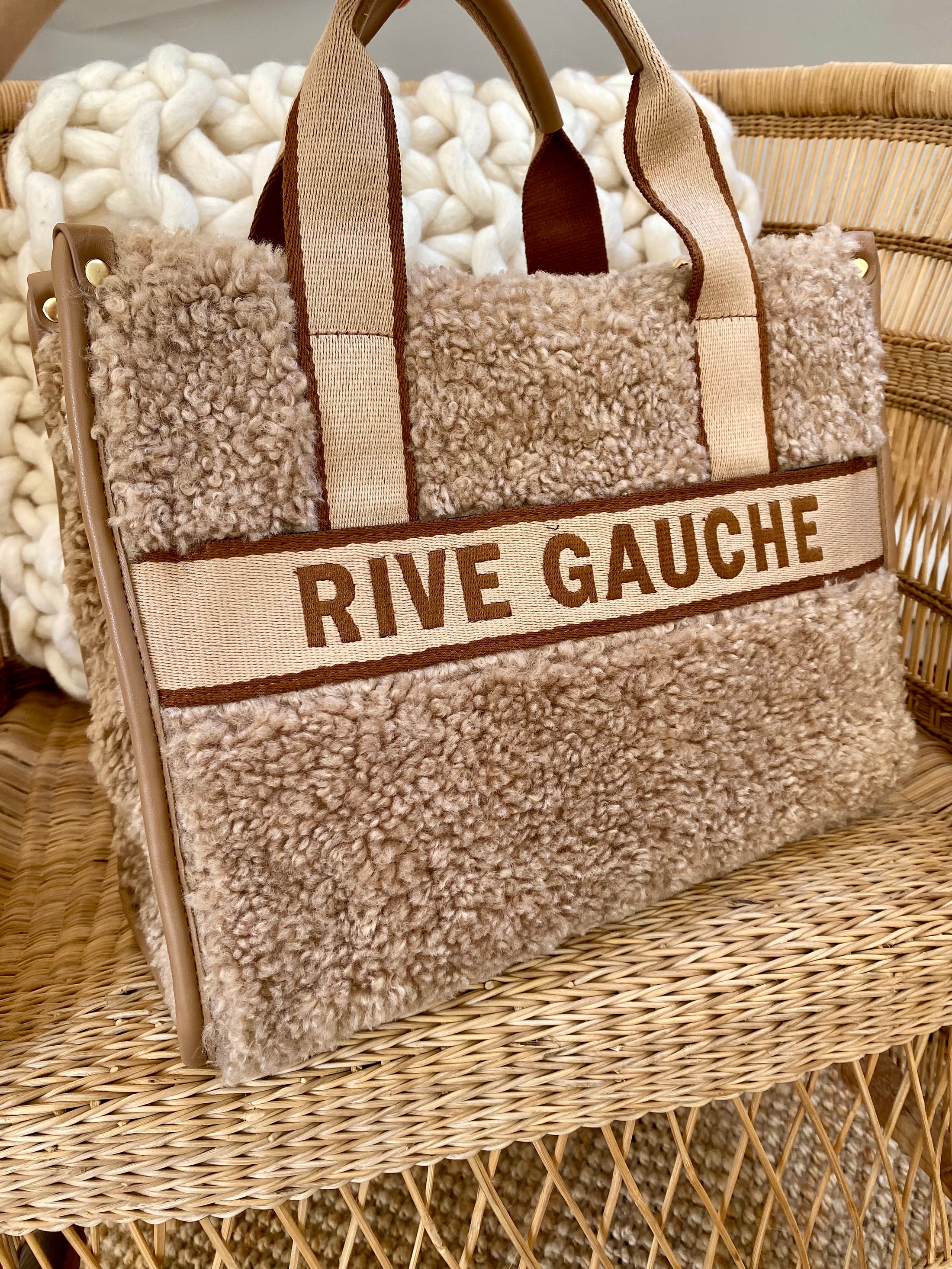 COURCHEVEL furry bag by Rive Gauche