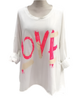 Load image into Gallery viewer, Tee-shirt coton oversize LOVA
