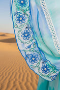 Charger l'image dans la visionneuse de la galerie, ✨ Robe Longue Tie and Dye Bohème Gipsy JASMINE 🌊 Turquoise et sequins
