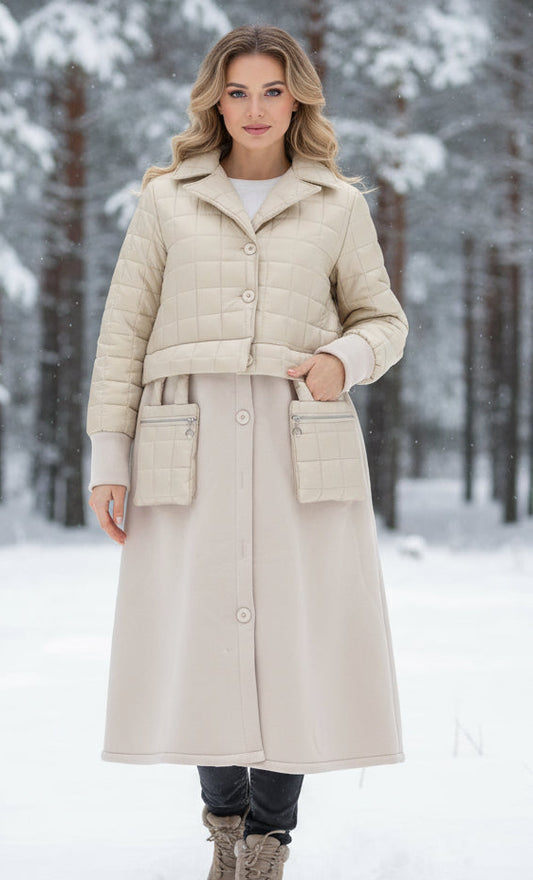 Manteau beige CHARLOTTE