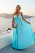 Cargar la imagen en la vista de la galería, Robe Longue Bohème NINA-Maxi Robe Coton Broche Dorée | Resort Été Femme
