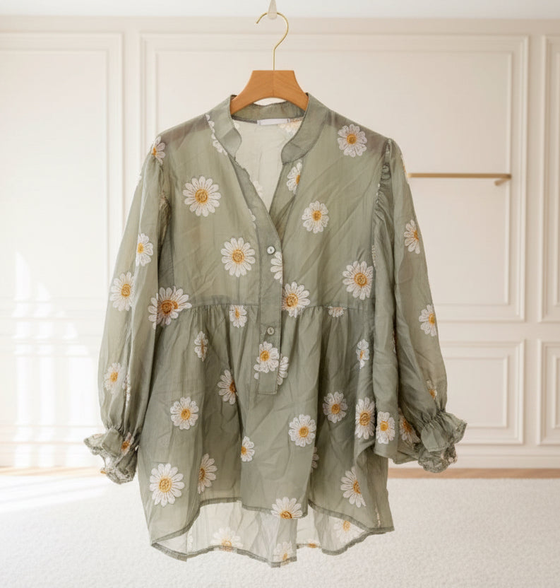 Blouse coton MARGUERITE