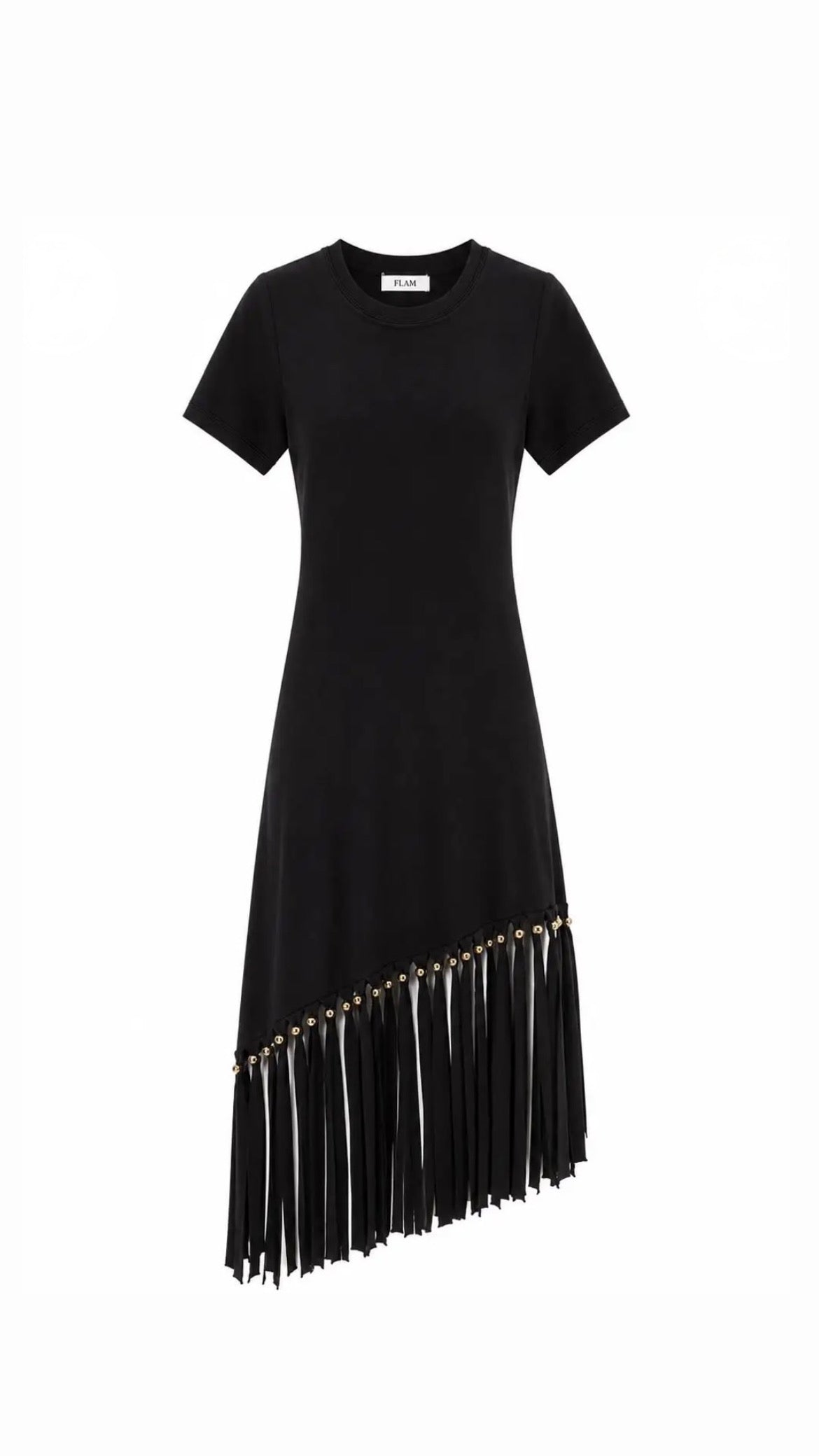 Robe Midi Franges Asymétrique CHEYENNE western Chic