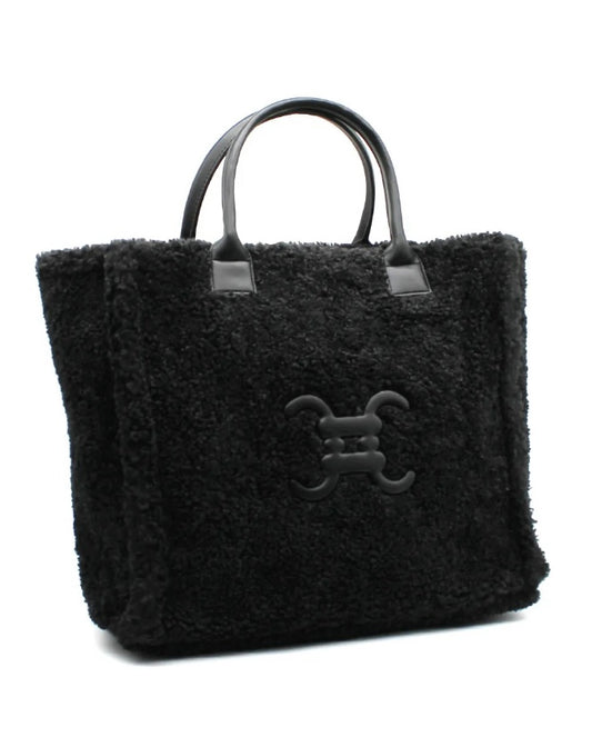 Grand Sac cabas moumoute BOSTON by Rive  Gauche