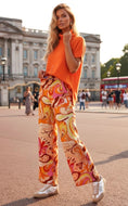 Load image into Gallery viewer, Pantalon fluide soie Imprimé PICCADILLY 🧡
