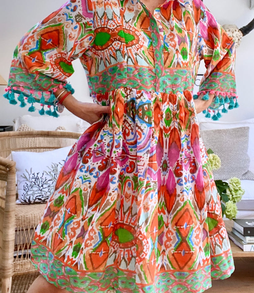 MEXICANA shirt dress