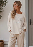 Load image into Gallery viewer, Sweat COCO Mon Amour Pailleté ✨ Noir ou Beige

