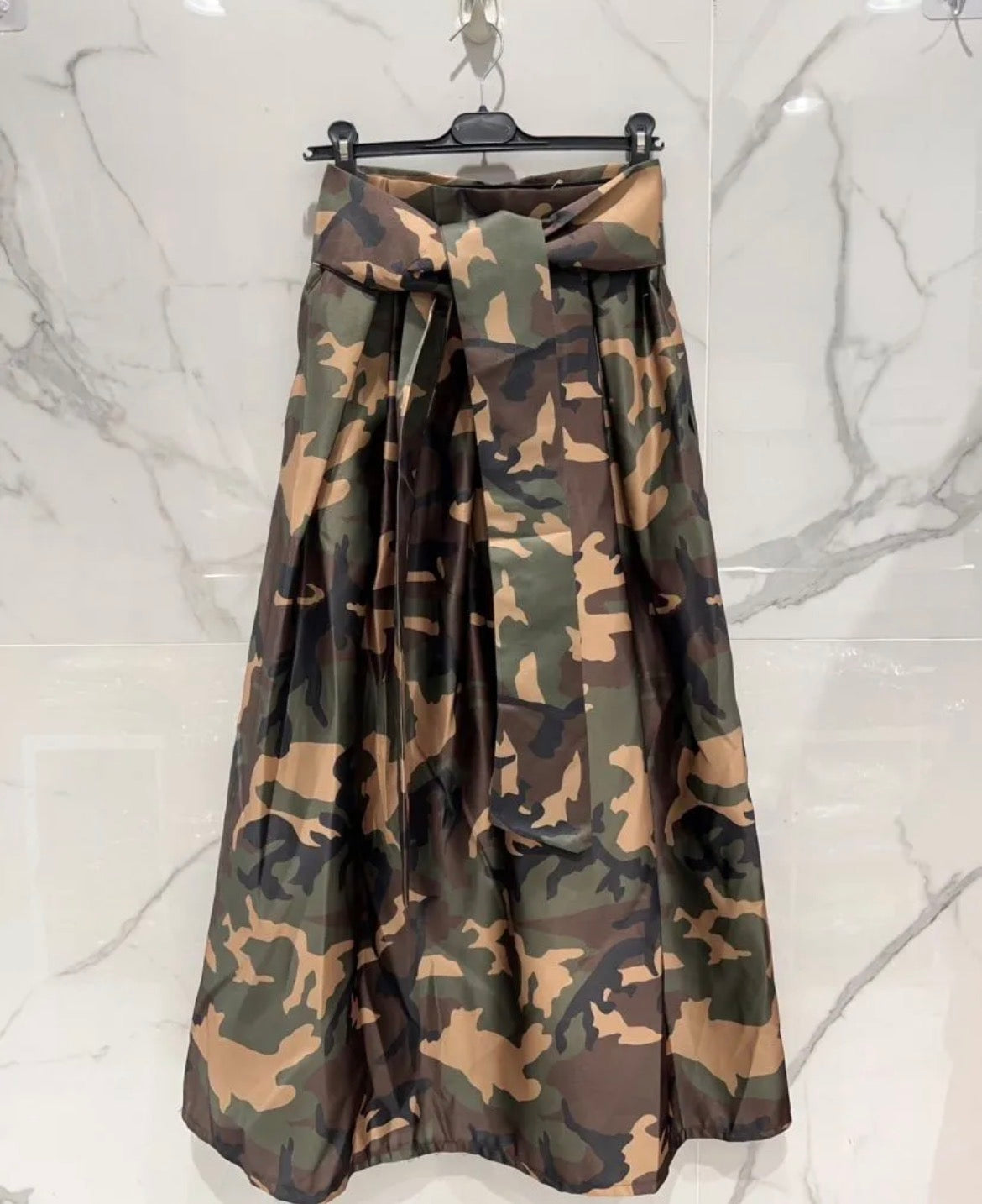 Jupe longue camouflage KRISTEN