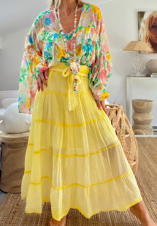 Jupe longue bohème SENSI