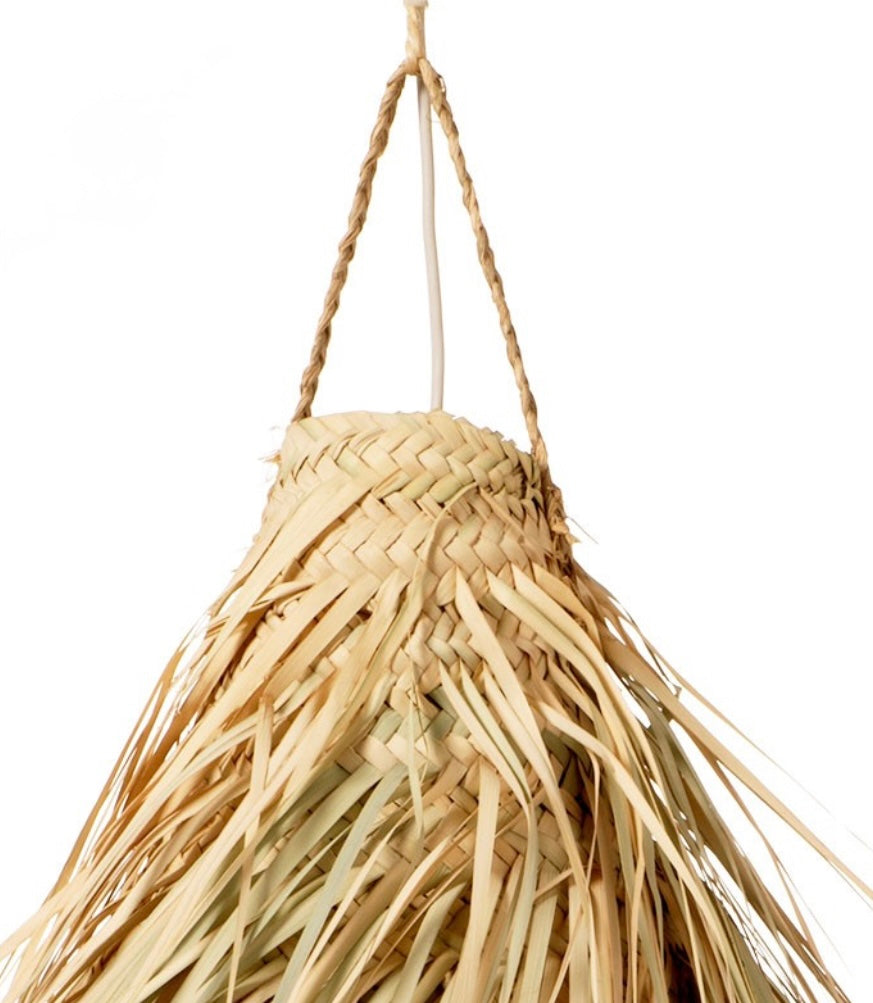 Grand Abat jour paille PALMERAIE