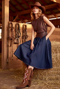Charger l'image dans la visionneuse de la galerie, Bottes Santiags Franges Brodées MONTANA – Style Western Boho Femme🤎🌵
