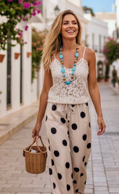 Pantalon pois MARIANNE