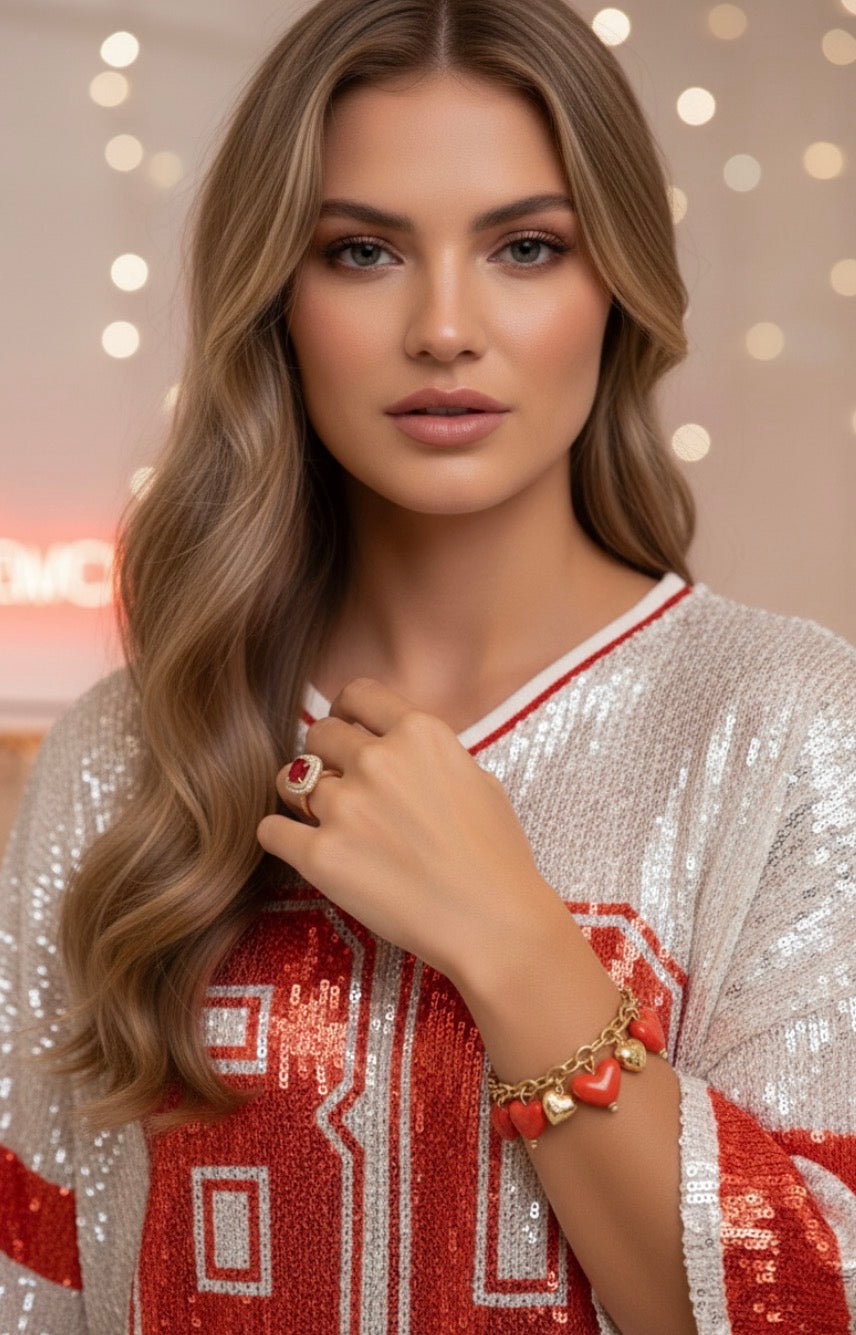 Bague Rubis & Diamants QUEEN – Vintage Chic
