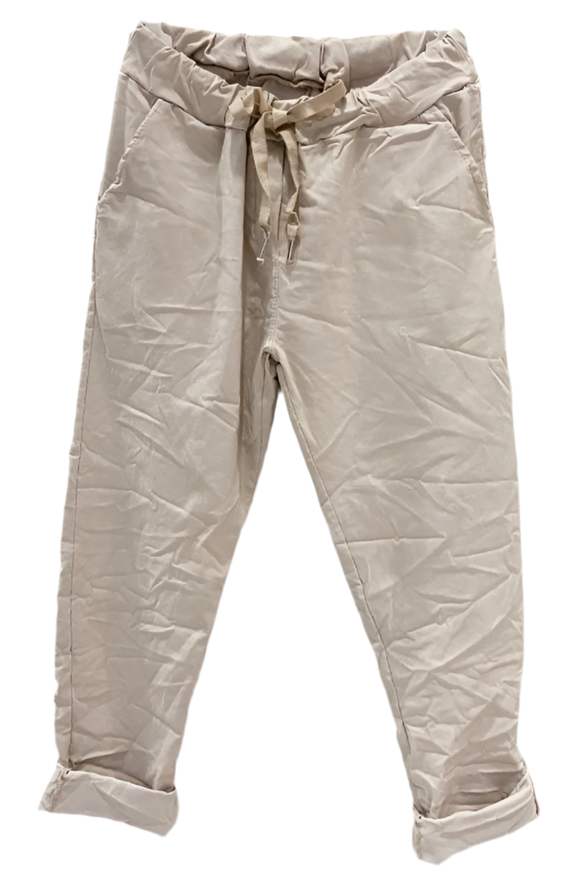 LEA cream canvas pants 2 sizes