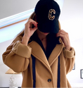 Load image into Gallery viewer, CLAUDIE suede effect cap
