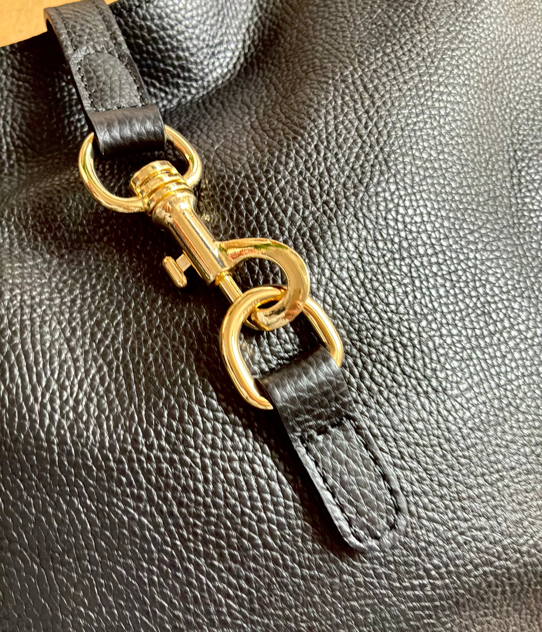 Sac cuir à frange LORENZI