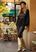 Load image into Gallery viewer, Sweat COCO Mon Amour Pailleté ✨ Noir ou Beige

