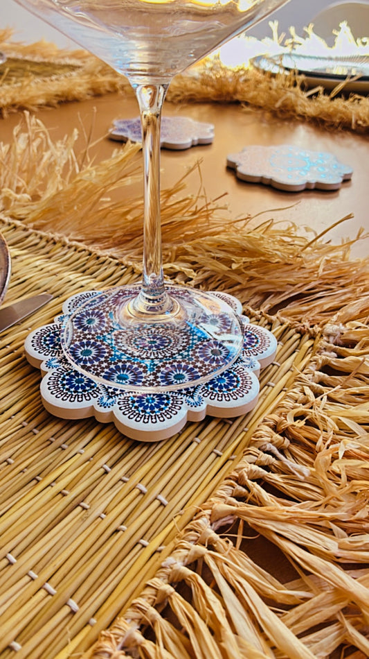 Lot de 6 sous verres BAHIA