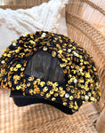 Load image into Gallery viewer, LISA gold glitter cap
