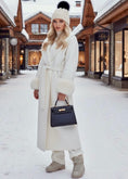 Load image into Gallery viewer, Manteau NINA – Laine & Cachemire, Poignets Fourrure
