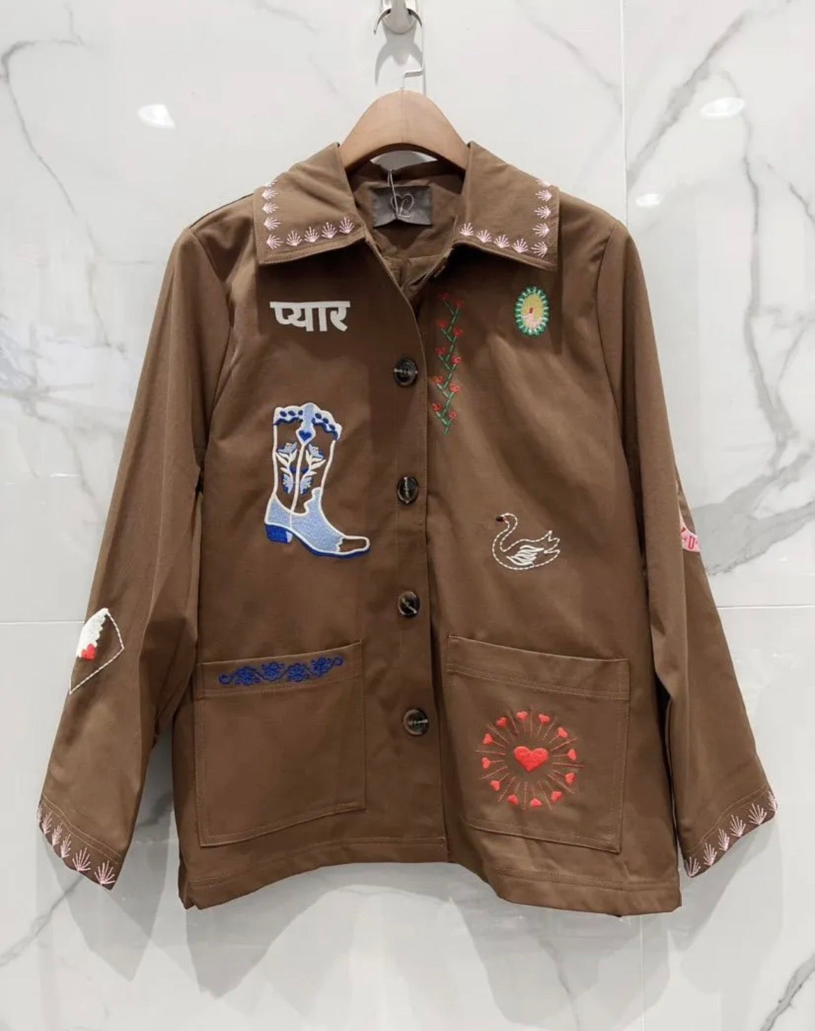 Veste LUCKY – Veste Western Femme Chocolat | Style Army