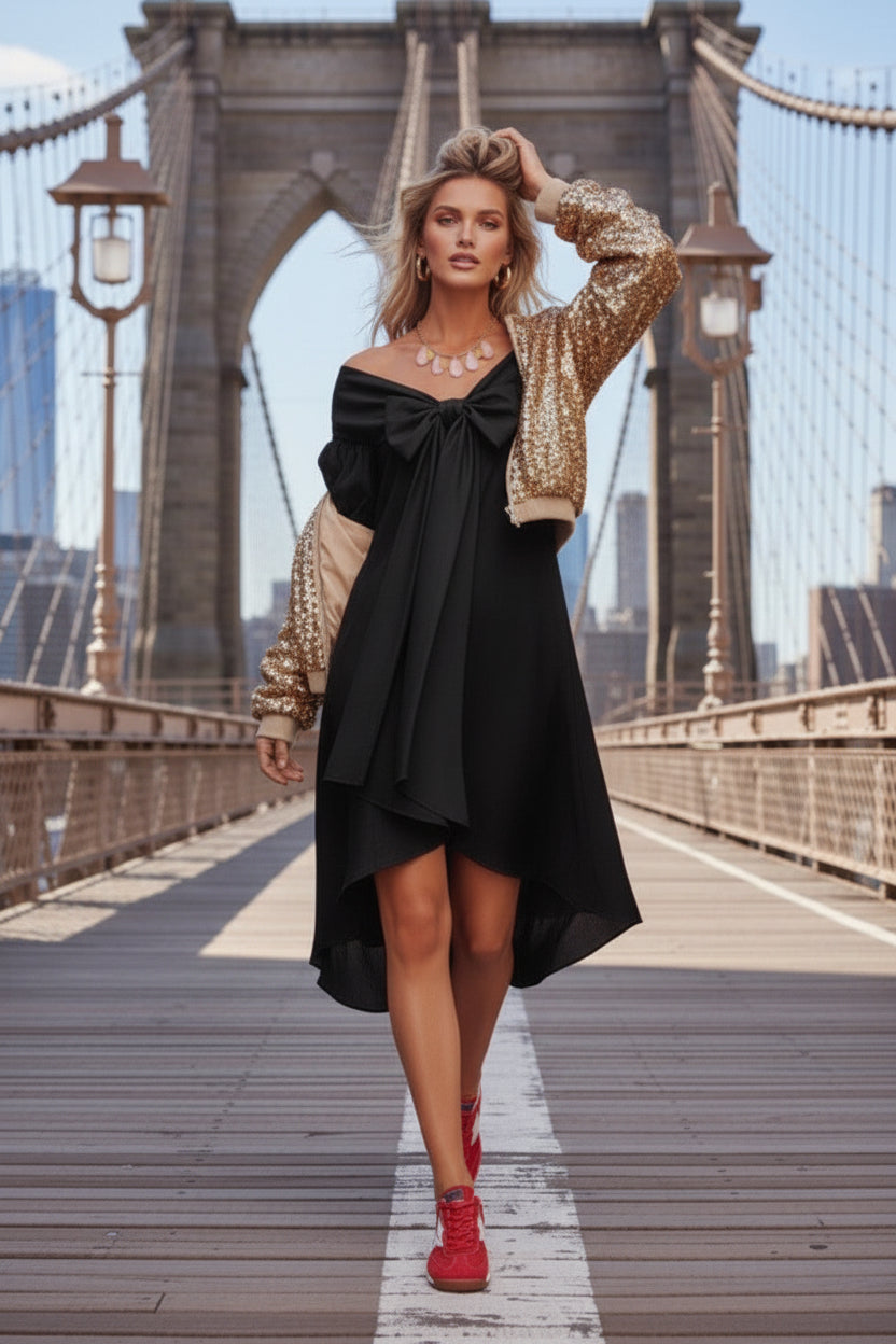 Robe  Nœud ASHLEY 🌸 | Bubble Dress Girly Chic