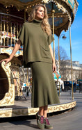 Charger l'image dans la visionneuse de la galerie, Jupe Longue Côtelée — Maille Toucher Cachemire LUCY
