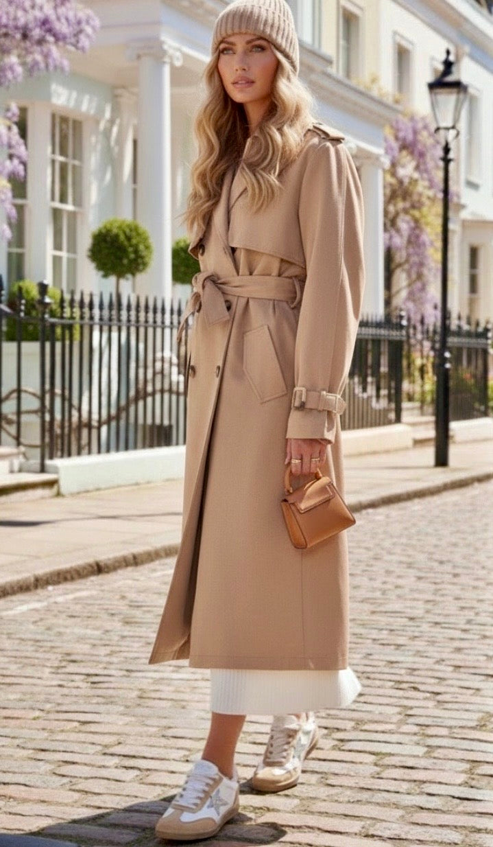 Trench imperméable Camel AUSTIN
