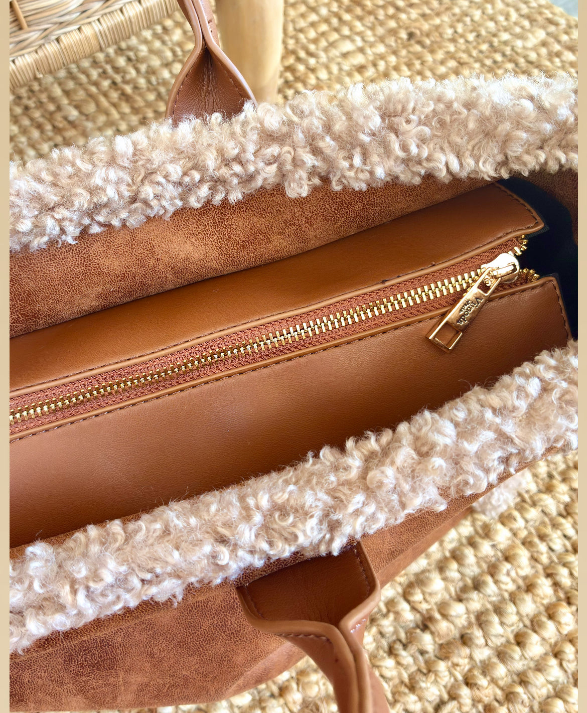 Sac cabas St Honoré fourrure