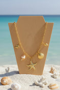 Cargar la imagen en la vista de la galería, Collier Breloques Or & Coquillages SUMMER 🐚✨ | Bohème Chic
