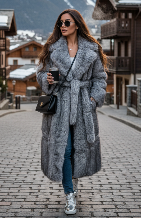 Manteau fausse fourrure IVANA