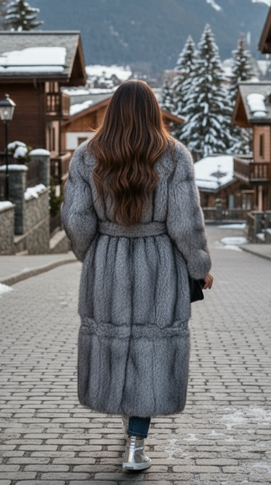 Manteau fausse fourrure IVANA