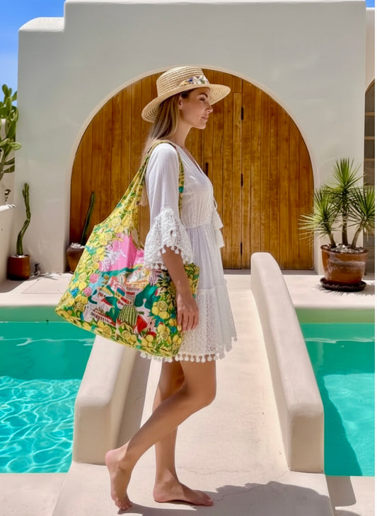 Sac pliable shopping LEMON